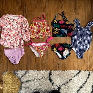 Toddler 4T swimsuit lot (Hanna Andersson & GAP)